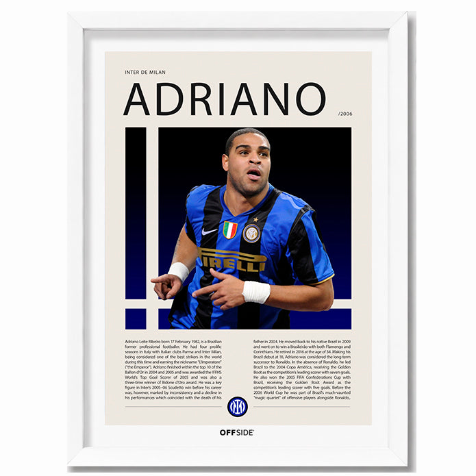 Adriano Leite "El Emperador" en Inter de Milan Temporada 2006
