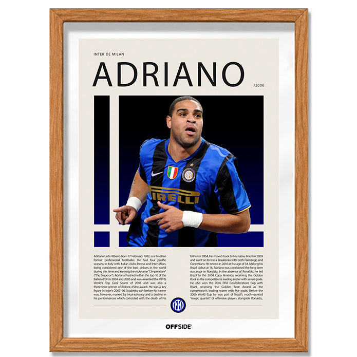 Adriano Leite "El Emperador" en Inter de Milan Temporada 2006