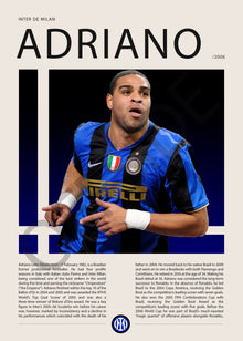 Adriano Leite "El Emperador" en Inter de Milan Temporada 2006