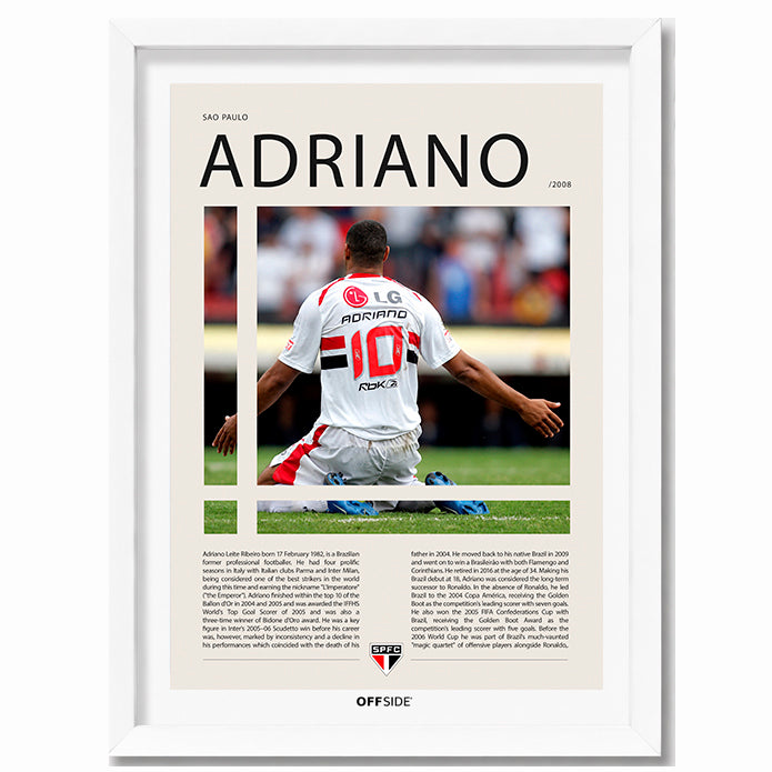 Adriano Leite "El Emperador" en Sao Paulo Temporada 2008