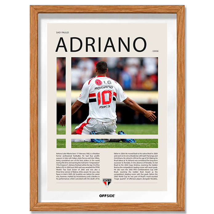Adriano Leite "El Emperador" en Sao Paulo Temporada 2008