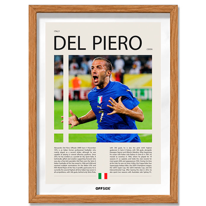Alessandro Del Piero "Il Capitano" en Italia Clasificatorias 2006