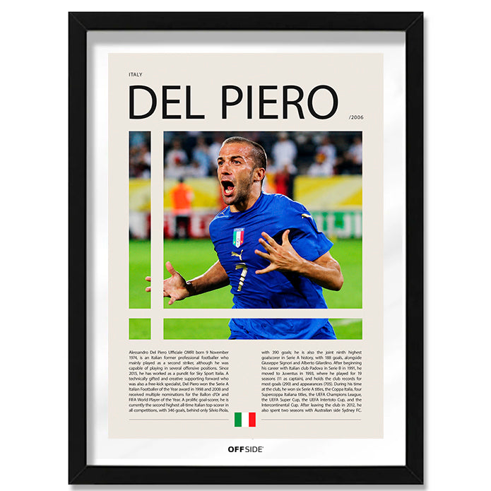 Alessandro Del Piero "Il Capitano" en Italia Clasificatorias 2006
