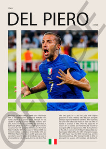 Alessandro Del Piero "Il Capitano" en Italia Clasificatorias 2006