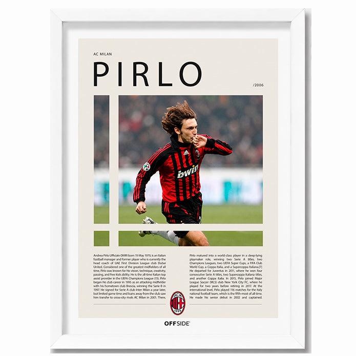 Adrea Pirlo "El Arquitecto" en AC Milan Temporada 2006