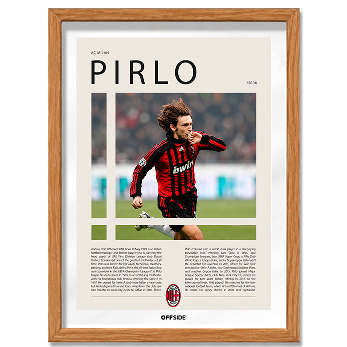 Adrea Pirlo "El Arquitecto" en AC Milan Temporada 2006