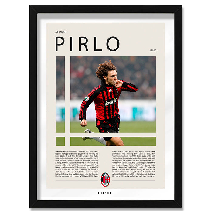 Adrea Pirlo "El Arquitecto" en AC Milan Temporada 2006