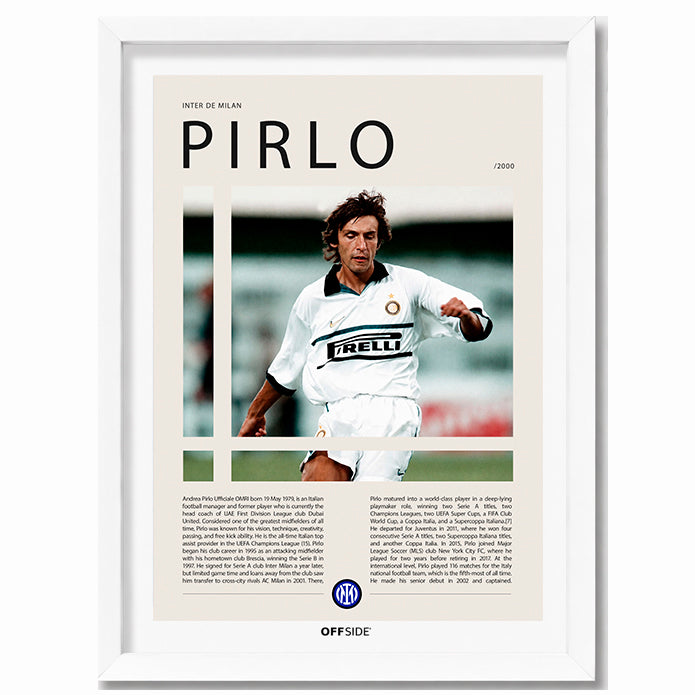 Adrea Pirlo "El Arquitecto" en Inter de Milan Temporada 2000