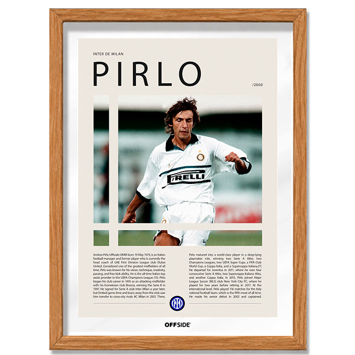Adrea Pirlo "El Arquitecto" en Inter de Milan Temporada 2000