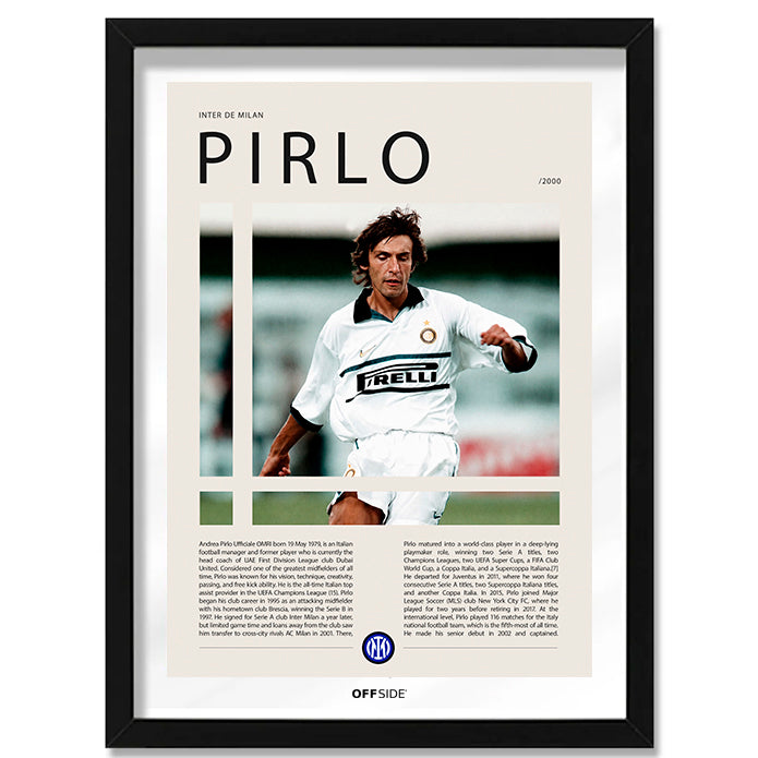 Adrea Pirlo "El Arquitecto" en Inter de Milan Temporada 2000