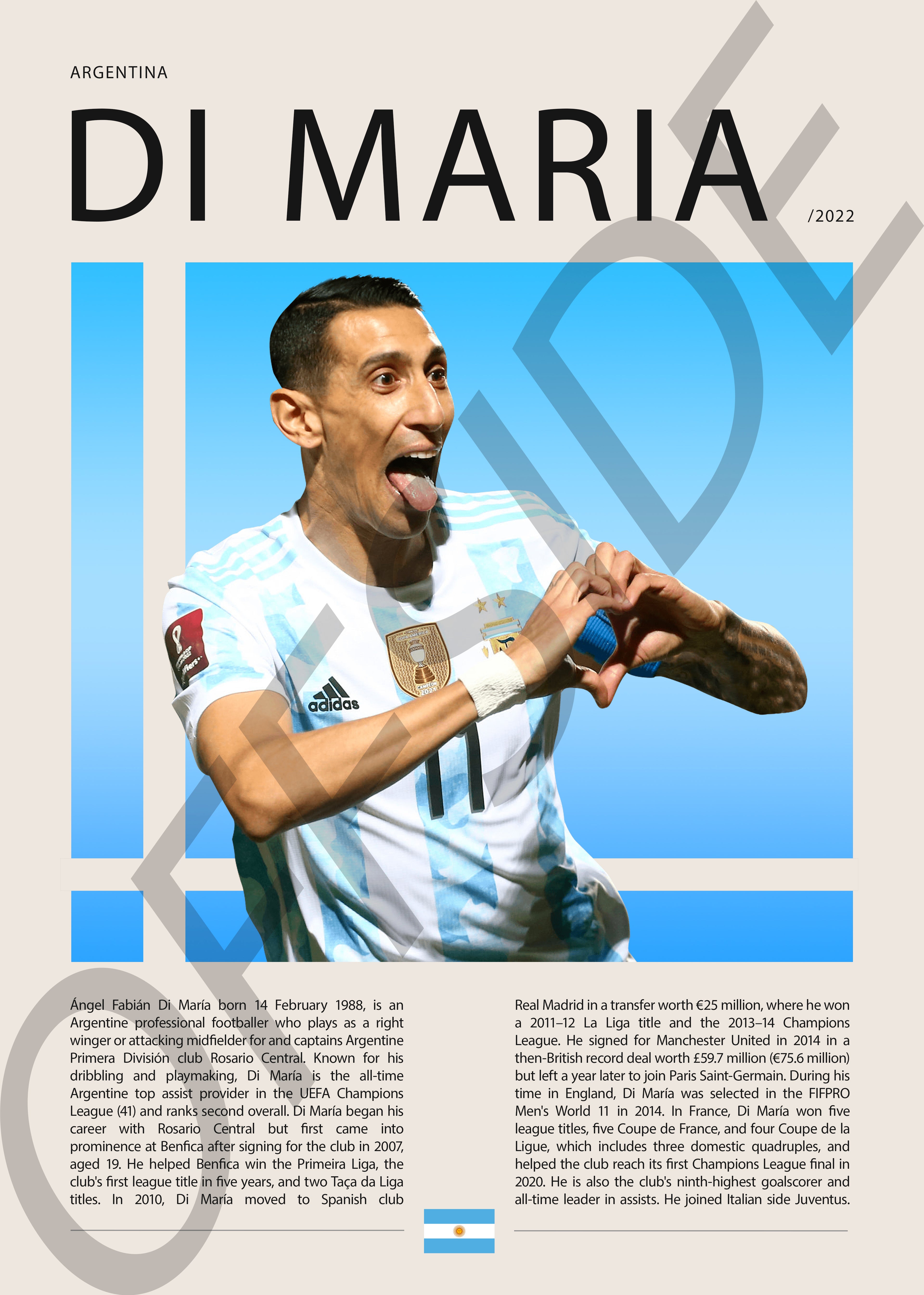 Angel Di Maria "Fideo" en Argentina Clasificatorias 2022