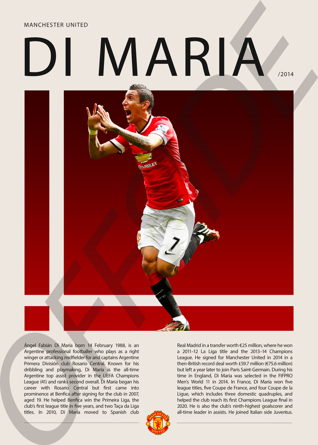 Angel Di Maria "Fideo" en Manchester United Temporada 2014