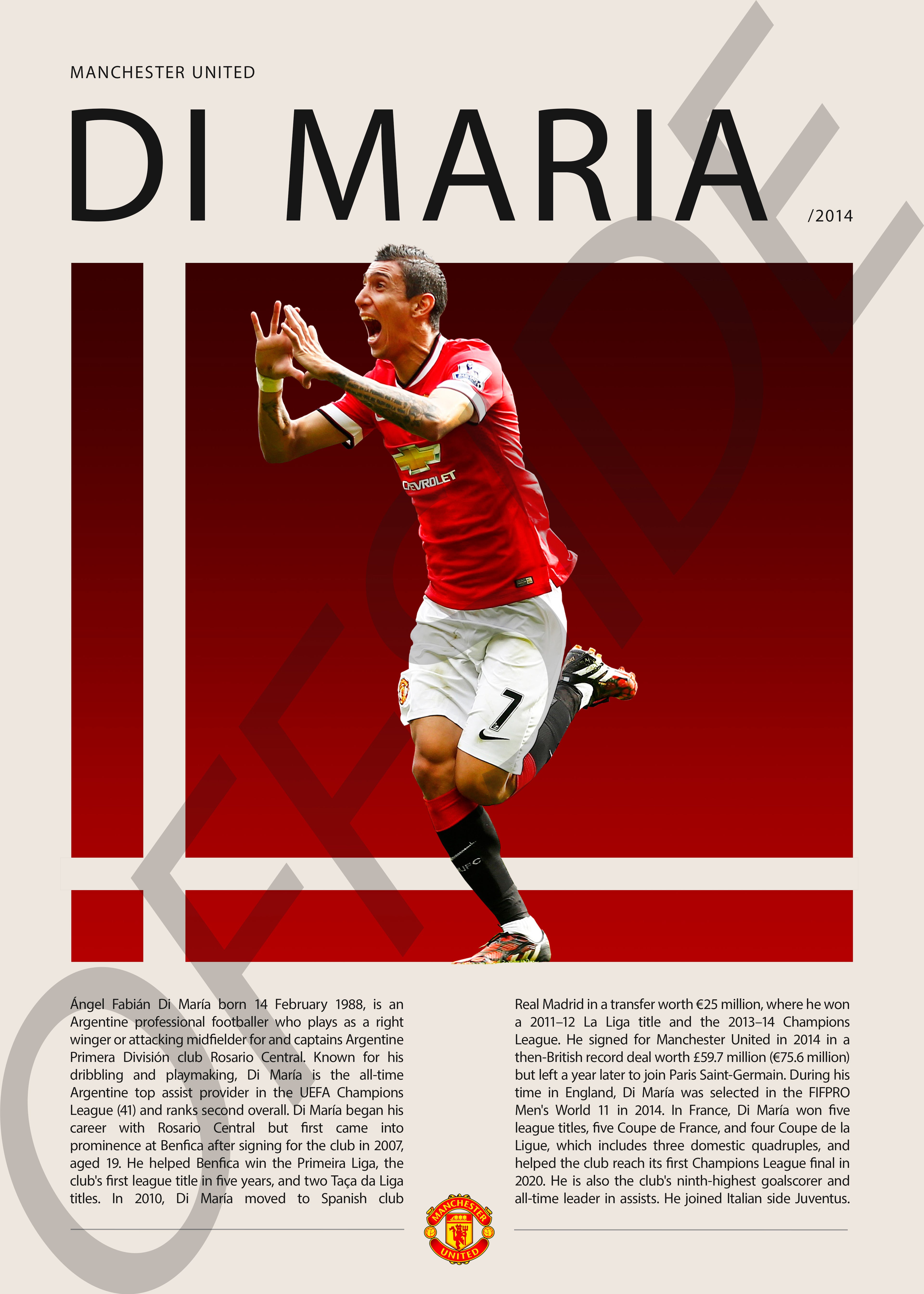 Angel Di Maria "Fideo" en Manchester United Temporada 2014