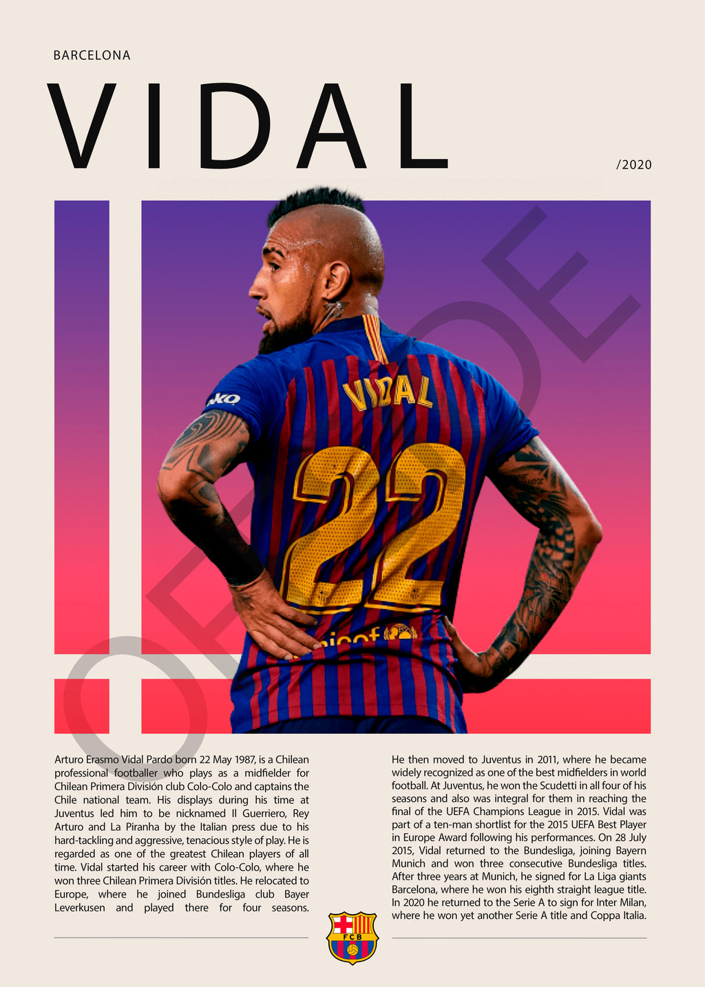Arturo Vidal "El king" en FC Barcelona 2018