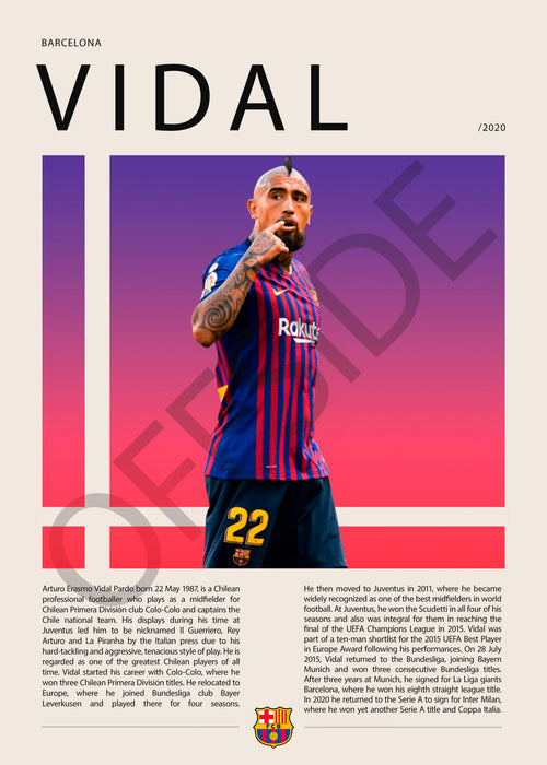 Arturo Vidal "El King" FC Barcelona en Champions League