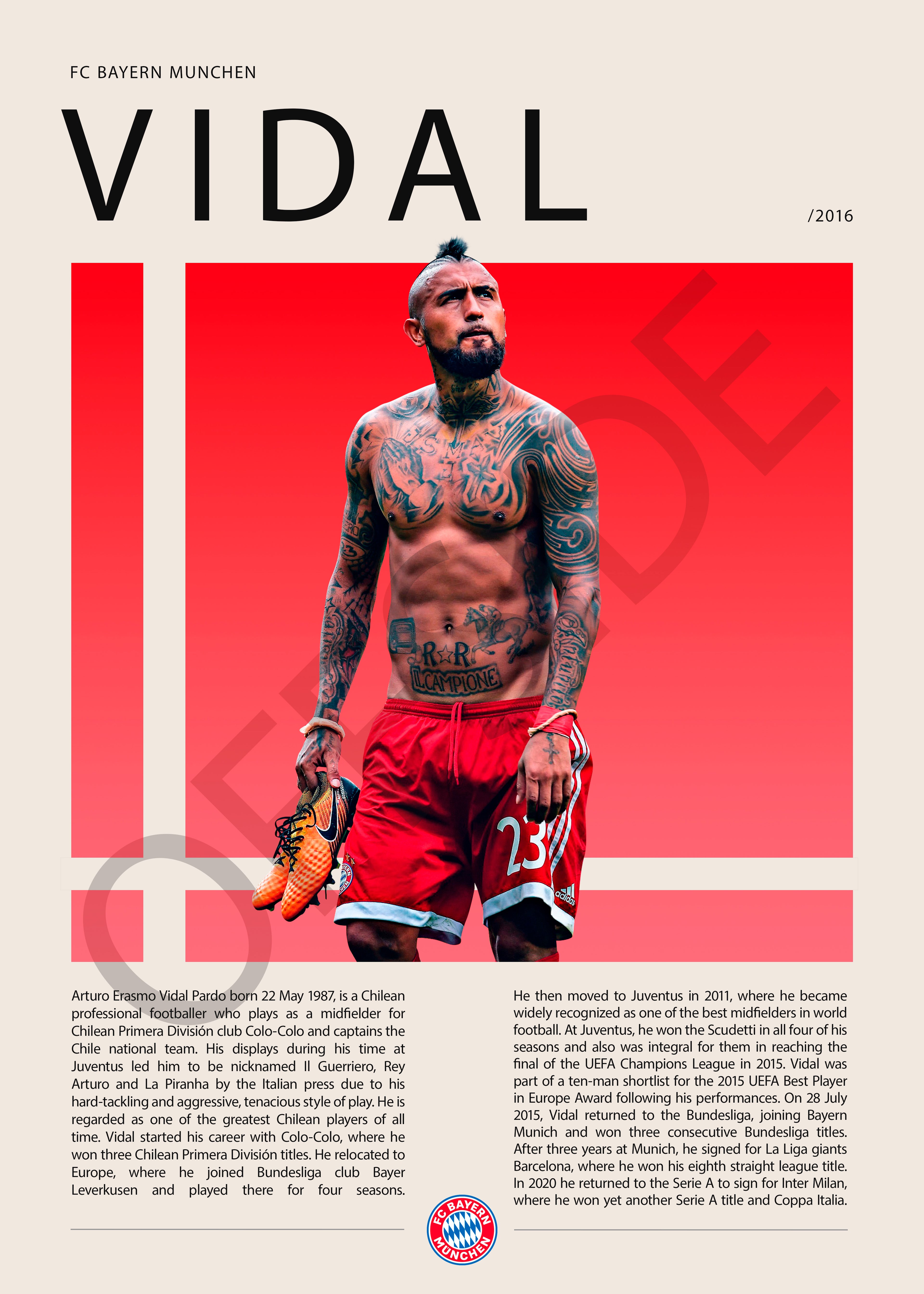 Arturo Vidal "El King" en Bayern Múnich 2017