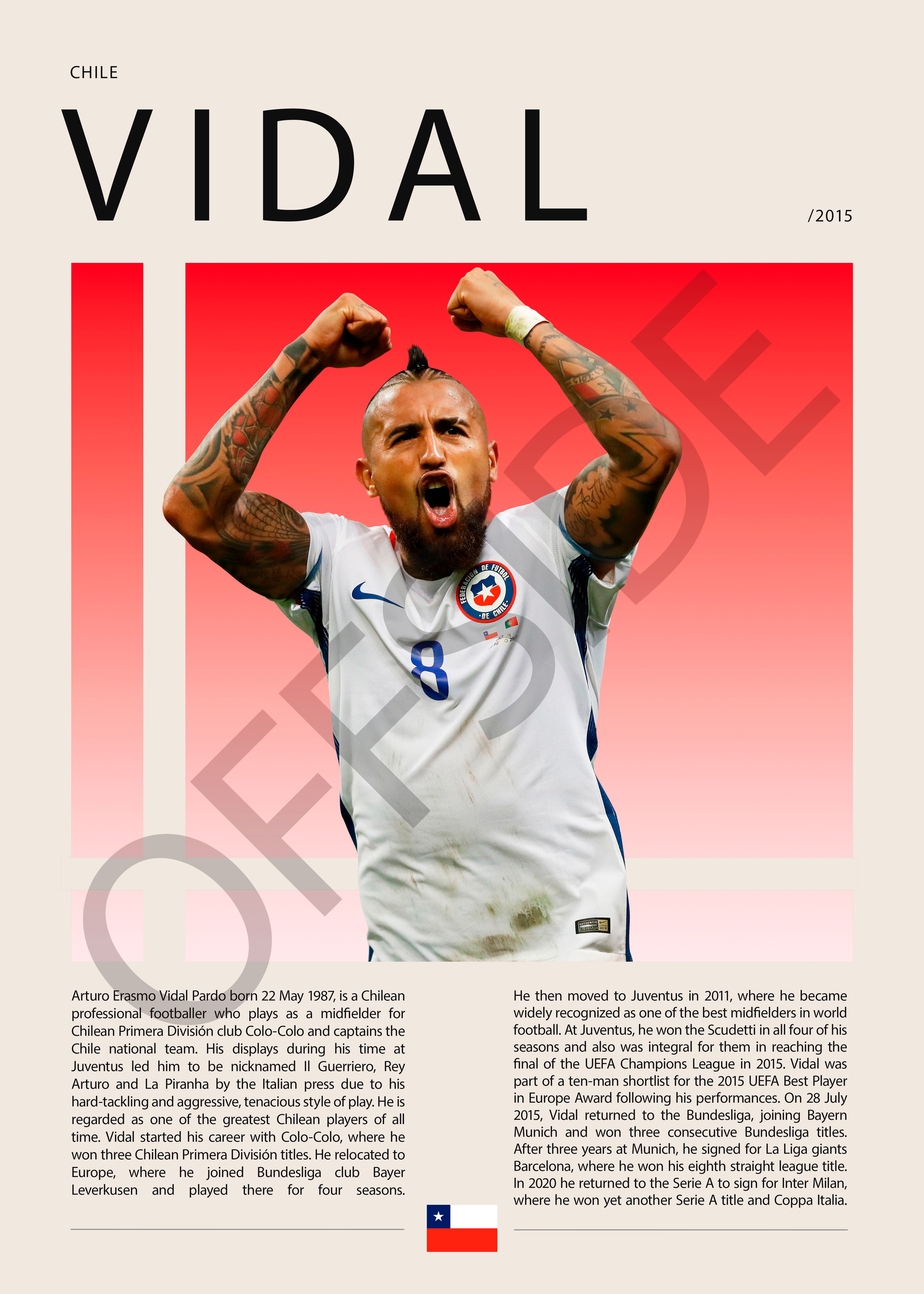 Arturo Vidal "El King" Seleccion Chilena vs Bolivia Copa América 2015