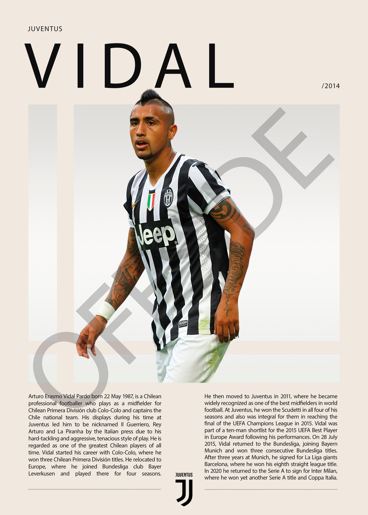 Arturo Vidal "El King" en Juventus Temporada 2012