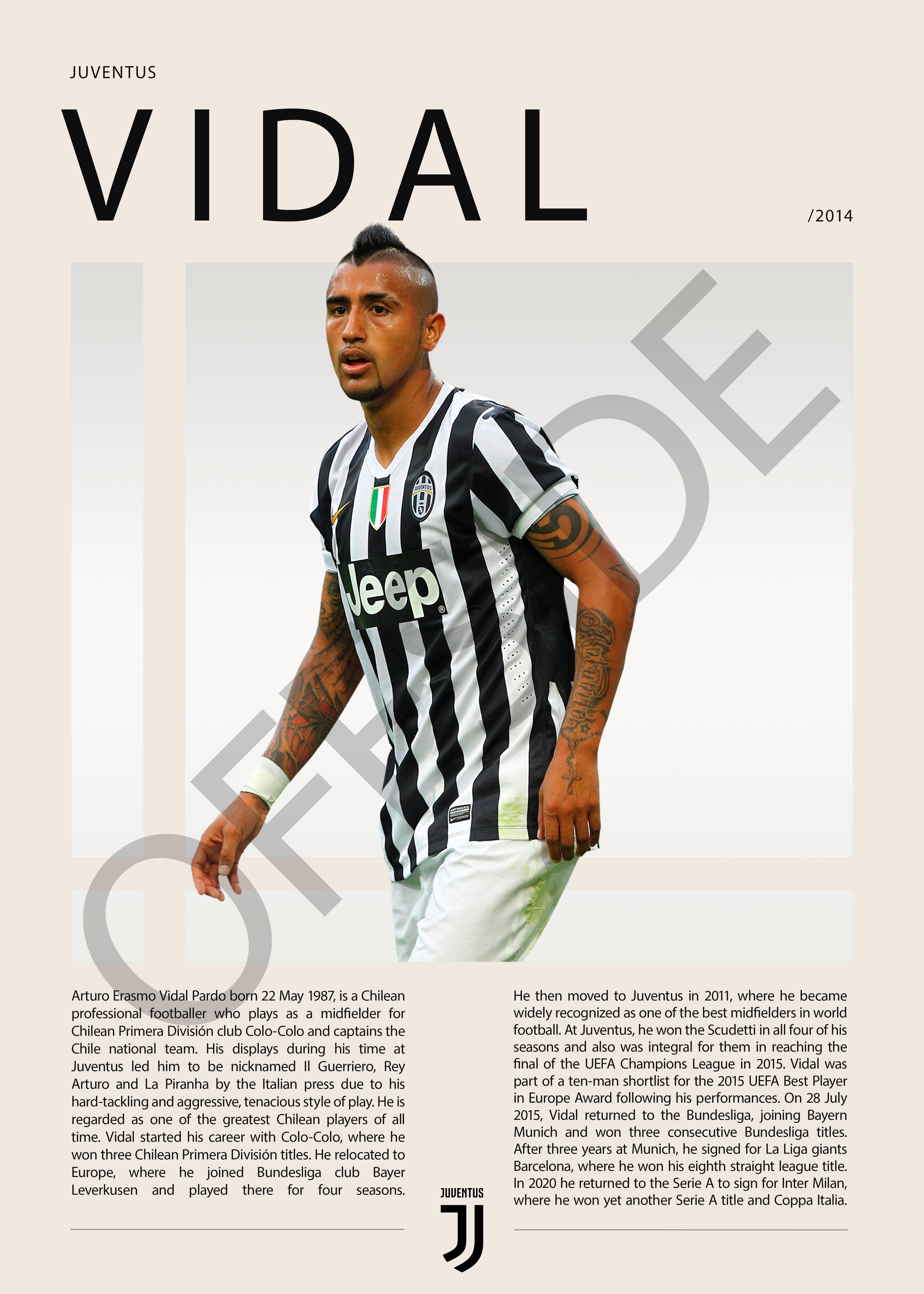 Arturo Vidal "El King" en Juventus Temporada 2012