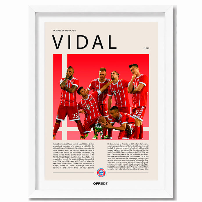 Arturo Vidal "El King" Bayern Munich Celebración Supercopa de Alemania 2017