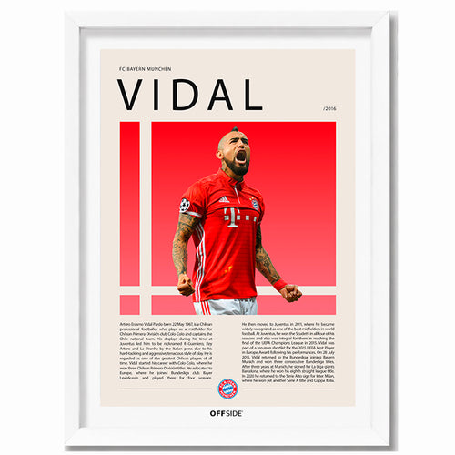 Arturo Vidal "El King" Bayern Munich Celebrando Gol Champions League