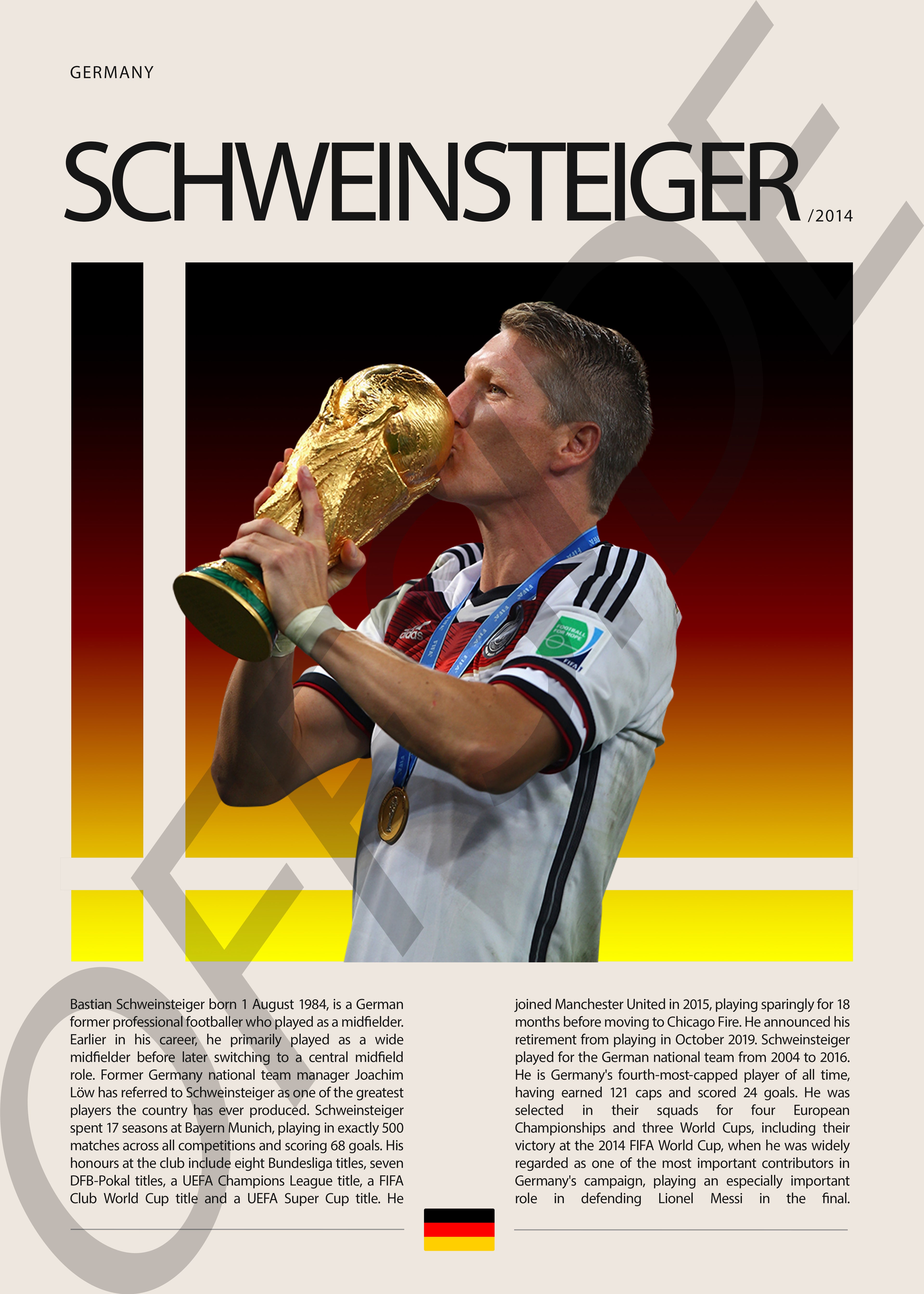 Bastian Schweinsteiger "Schweini" en Alemania Clasificatorias 2014
