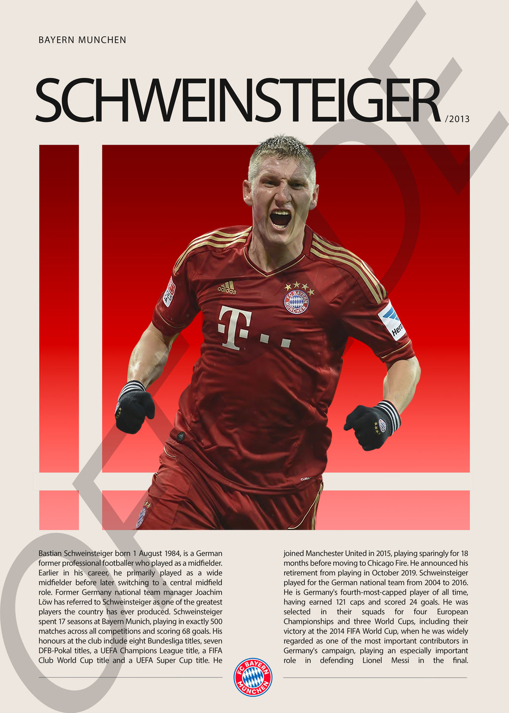 Bastian Schweinsteiger "Schweini" en Bayern Munich Temporada 2013