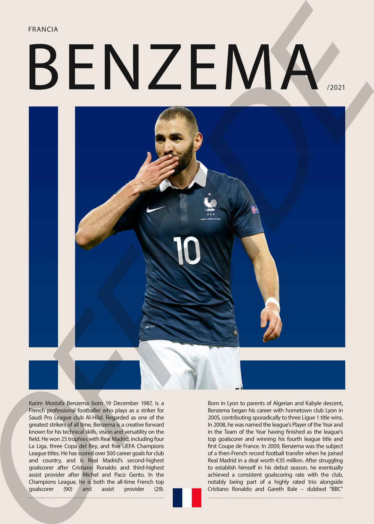 Karim Benzema "El Gato" en Francia Clasificatorias 2021