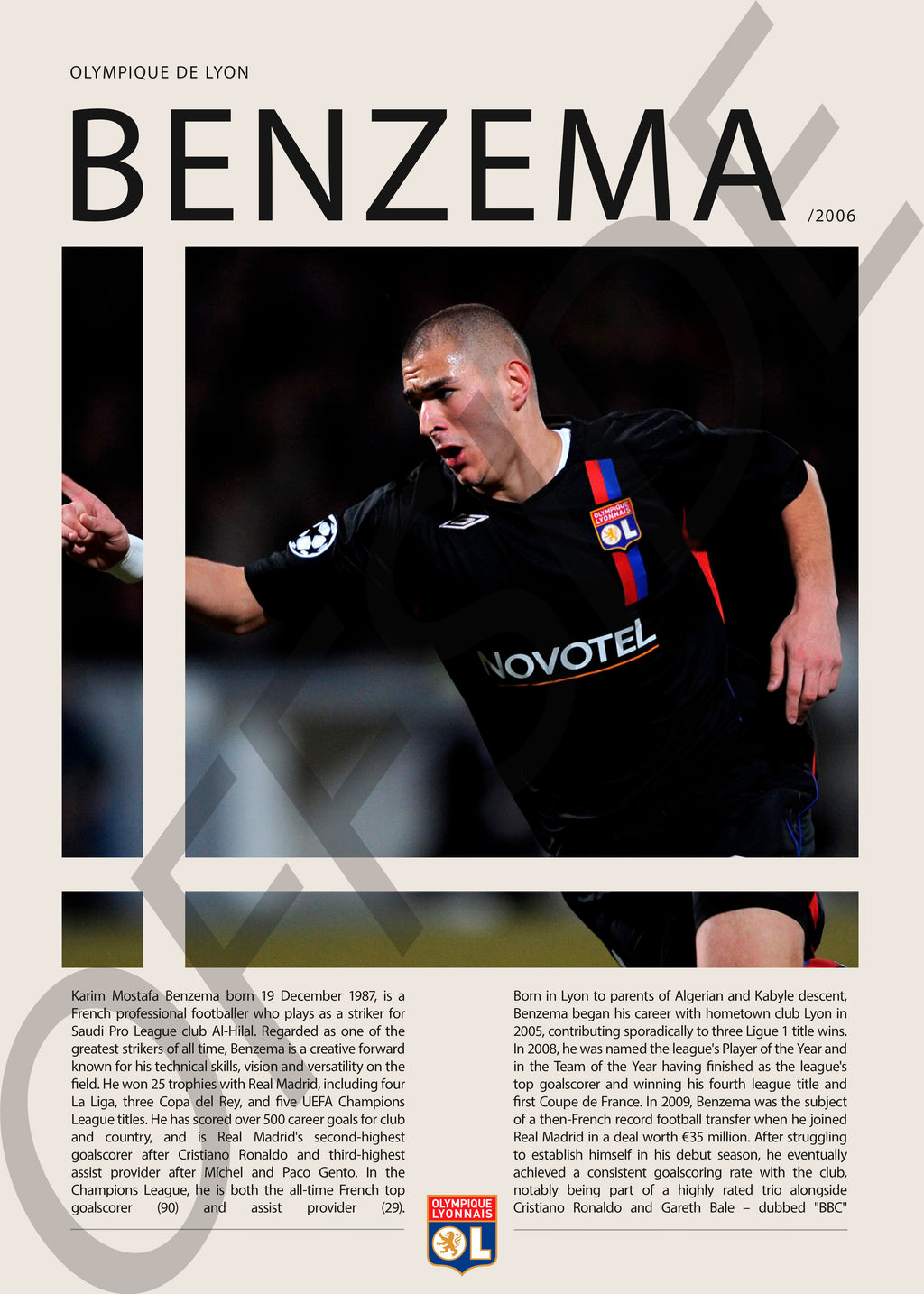 Karim Benzema "El Gato" en Olympique de Lyon Temporada 2006