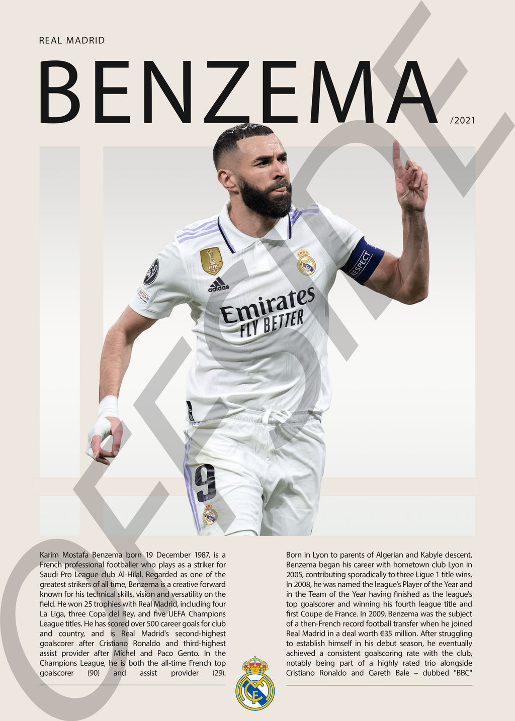 Karim Benzema "El Gato" en Real Madrid Temporada 2021