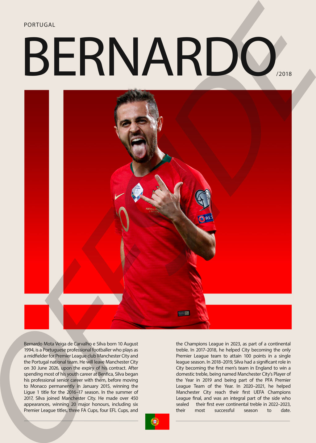 Bernardo Silva "Bubblegum" en Portugal Clasificatorias 2018