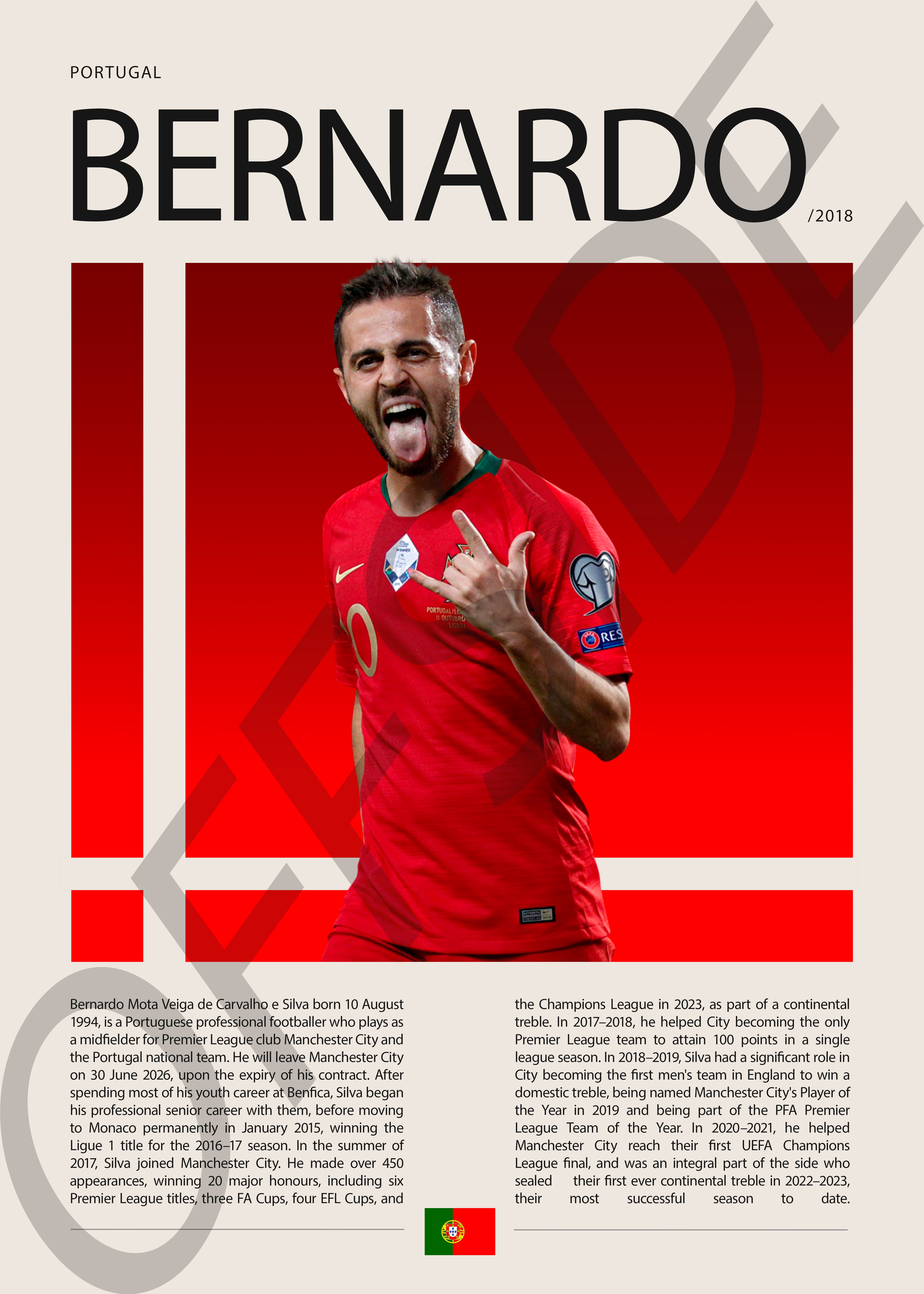 Bernardo Silva "Bubblegum" en Portugal Clasificatorias 2018