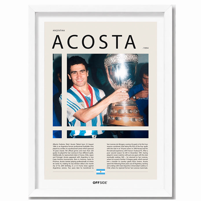 Beto Acosta "El Beto" en Argentina Clasificatorias 1994