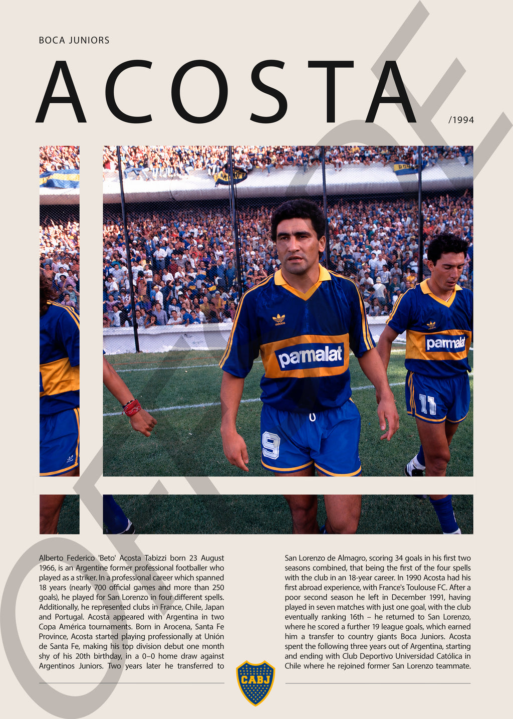 Beto Acosta "El Beto" en Boca Junior Temporada 1994