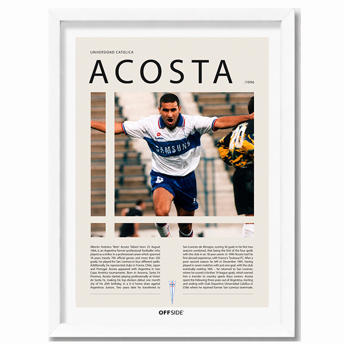 Beto Acosta "El Beto" en U. Catolica Temporada 1996
