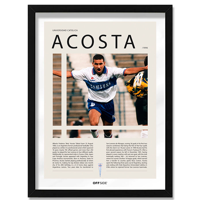 Beto Acosta "El Beto" en U. Catolica Temporada 1996