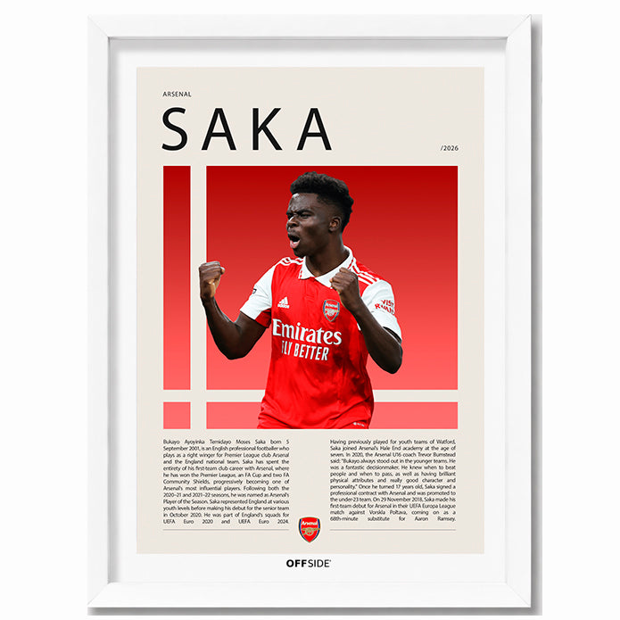 Bukayo Saka "Saka" en Arsenal Temporada 2026