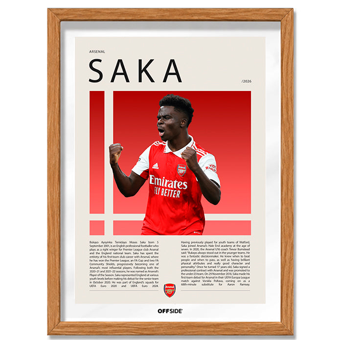 Bukayo Saka "Saka" en Arsenal Temporada 2026