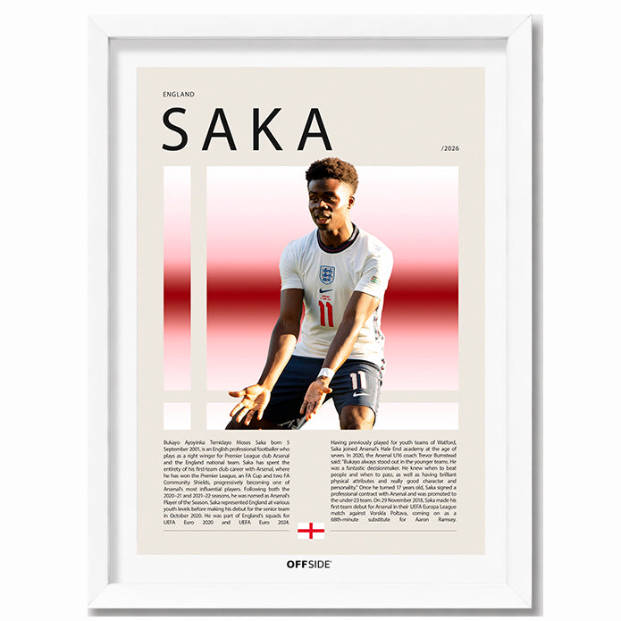 Bukayo Saka "Saka" en Inglaterra Clasificatorias 2026