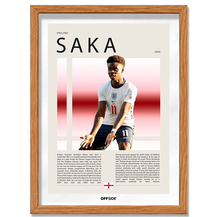 Bukayo Saka "Saka" en Inglaterra Clasificatorias 2026