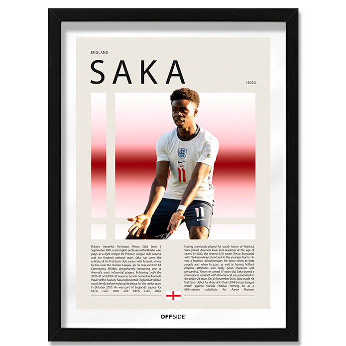 Bukayo Saka "Saka" en Inglaterra Clasificatorias 2026