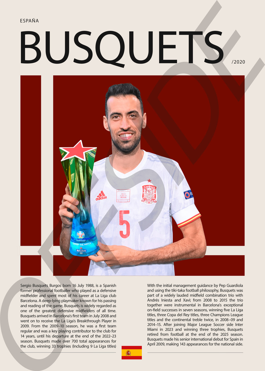 Sergio Busquets "Busi" en España Clasificatorias 2020