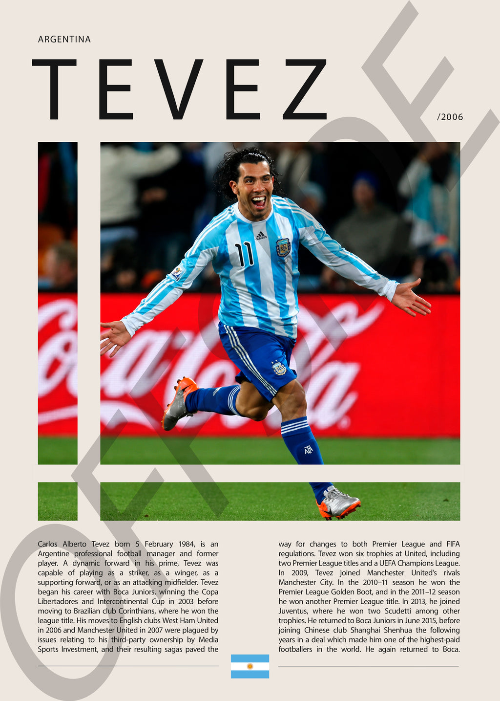 Carlos Tevez "El Apache" en Argentina Clasificatorias 2006