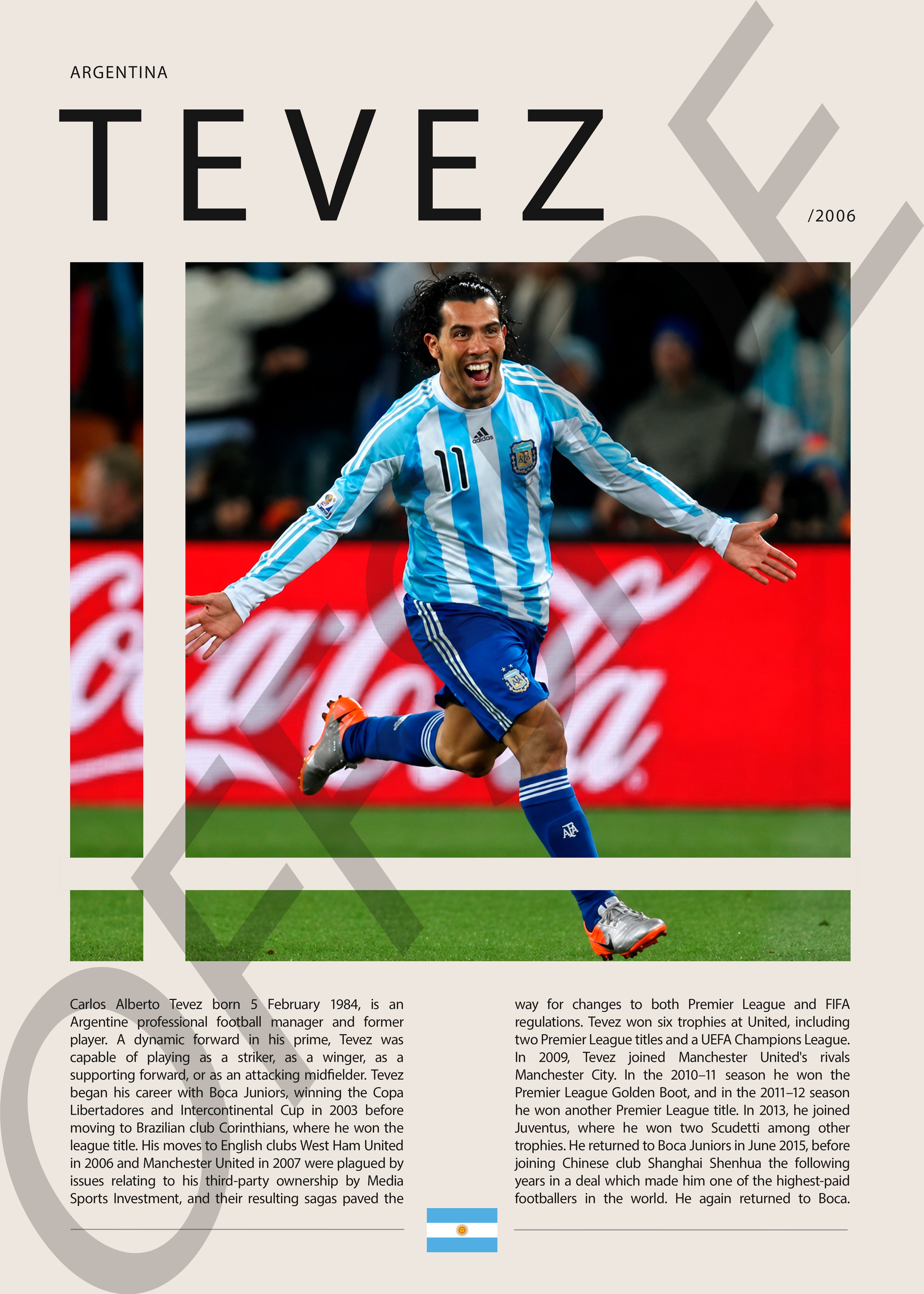 Carlos Tevez "El Apache" en Argentina Clasificatorias 2006