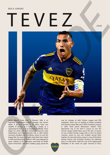Carlos Tevez "El Apache" en Boca Junior Temporada 2020