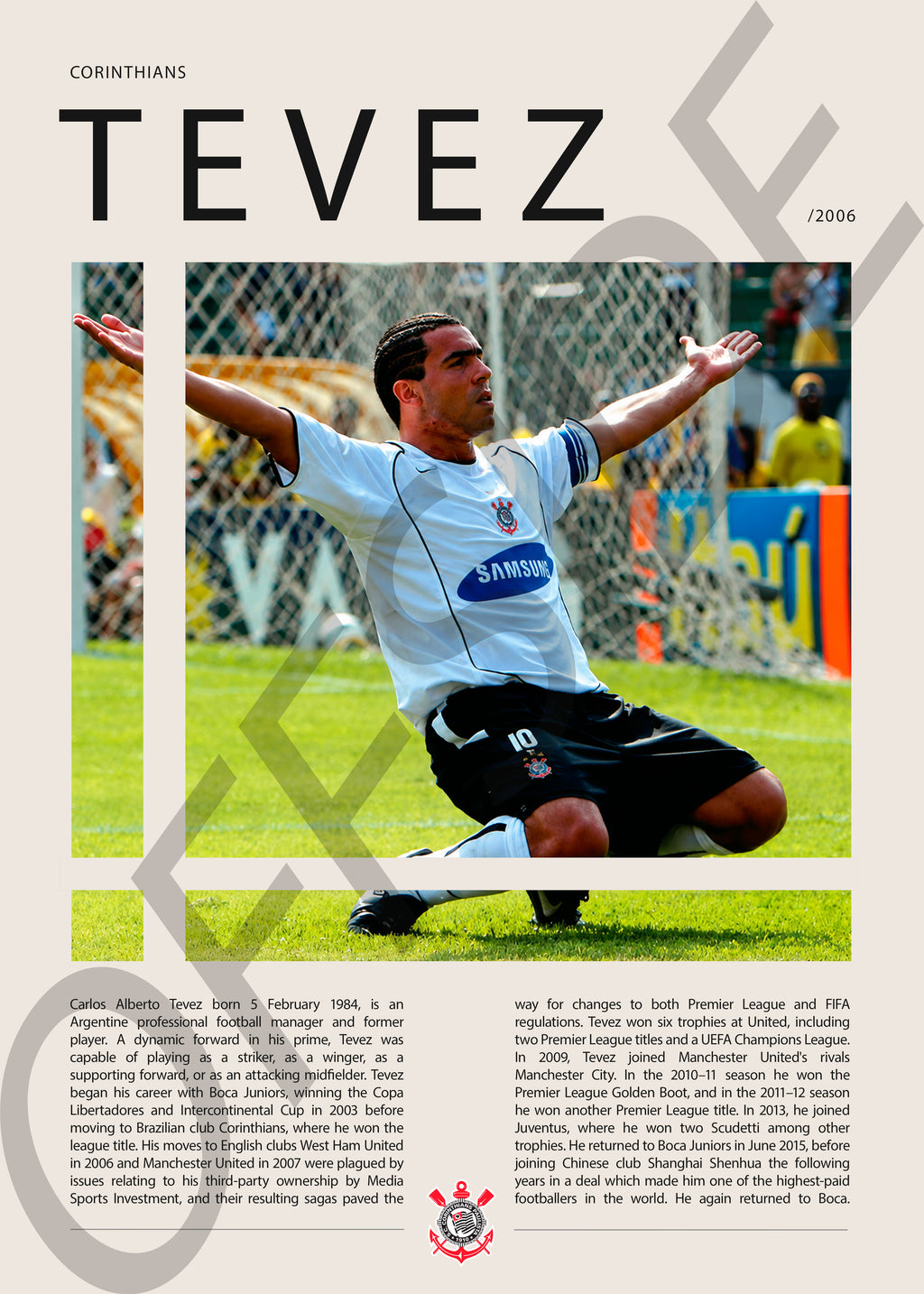 Carlos Tevez "El Apache" en Corinthians Temporada 2006