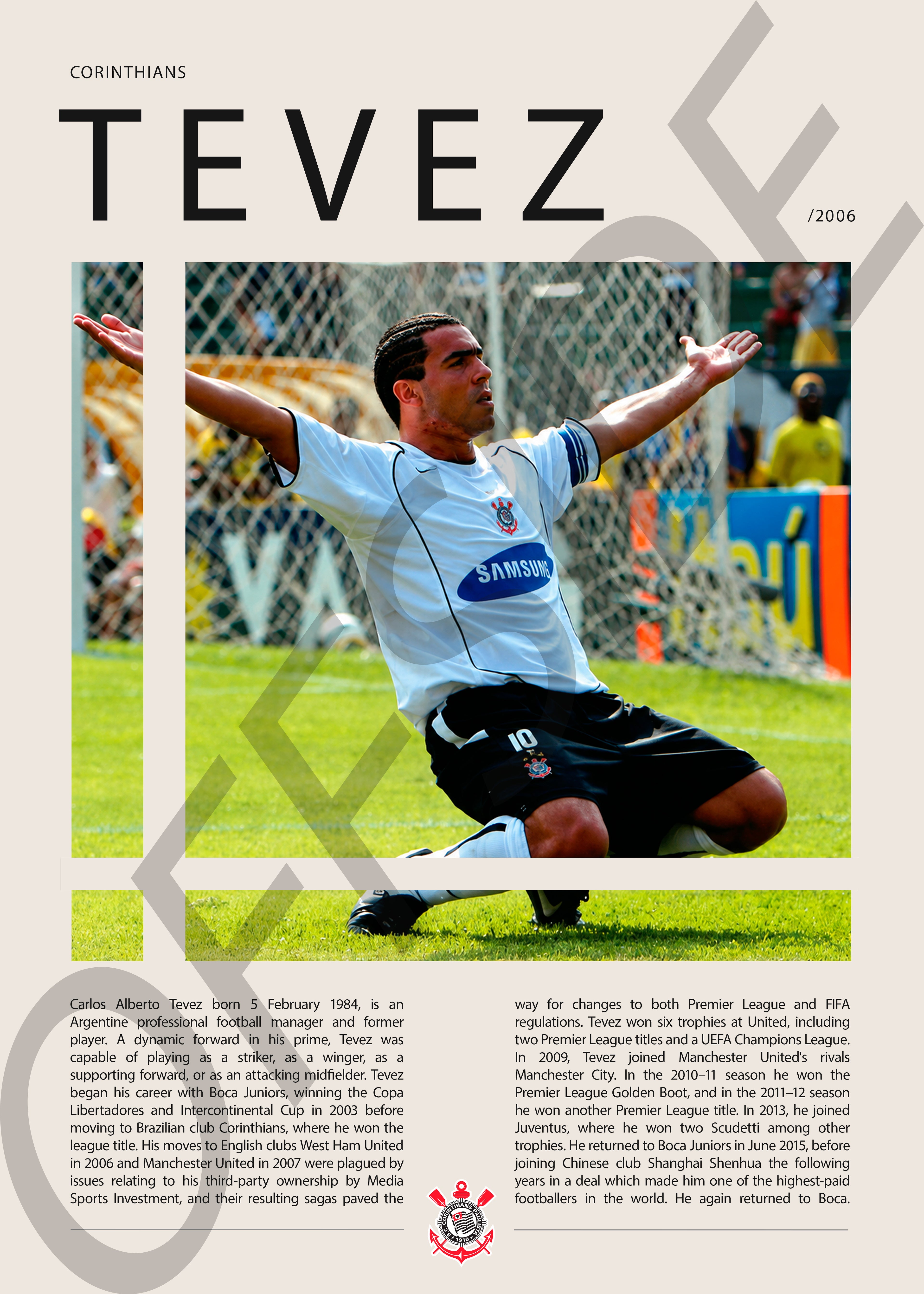 Carlos Tevez "El Apache" en Corinthians Temporada 2006