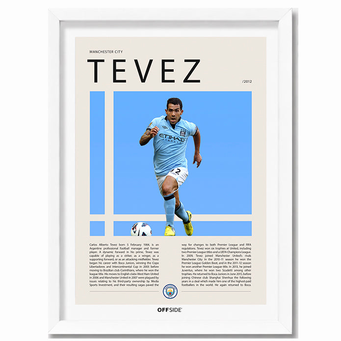 Carlos Tevez "El Apache" en Manchester City Temporada 2012