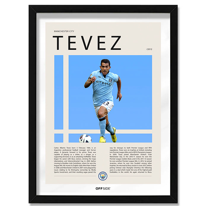 Carlos Tevez "El Apache" en Manchester City Temporada 2012