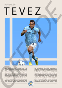 Carlos Tevez "El Apache" en Manchester City Temporada 2012